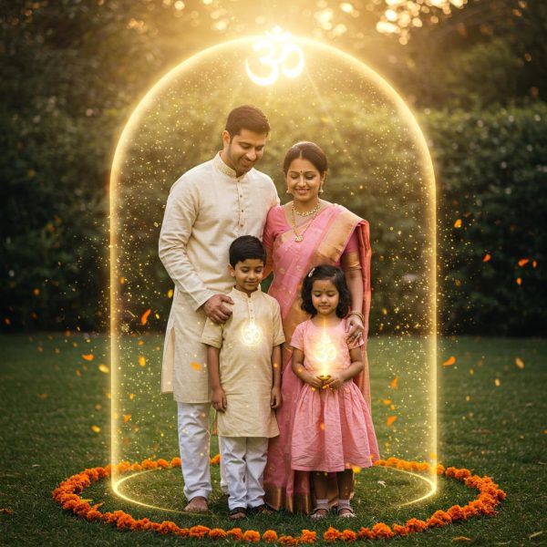 🌼 परिवार की सुरक्षा एवं आशीर्वाद (Protection & Blessing Spell)